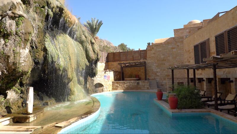 The Ma'in Hot Spring Spa, which charges $54 for entry.