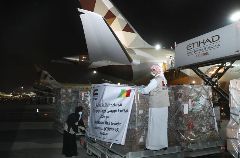The UAE is sending medical aid to Mali to reinforce its efforts to combat the spread of "Covid-19". WAM