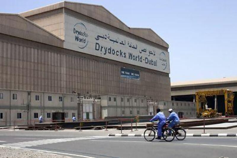 The Emirates Classification's partnership agreement with Dubai Drydocks World is the first service of its kind in the Arabian peninsular. Razan Alzayani / The National