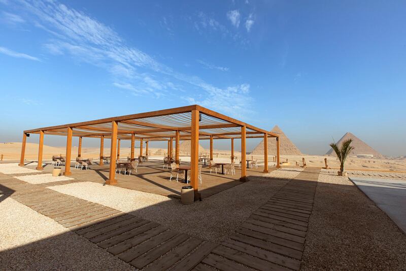 Saeting area at 9 Pyramids Lounge. courtesy: Orascom Pyramids Entertainment