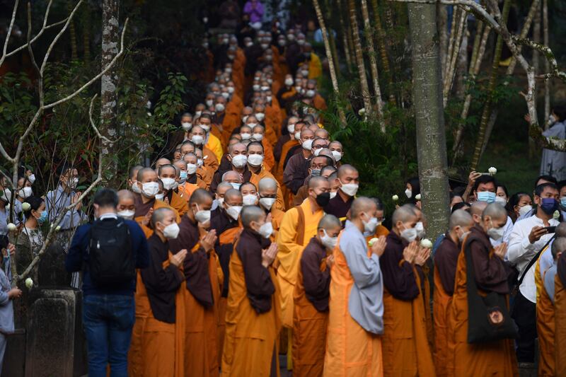 Thich Nhat Hanh was one of the world's most influential and prominent religious leaders. AFP