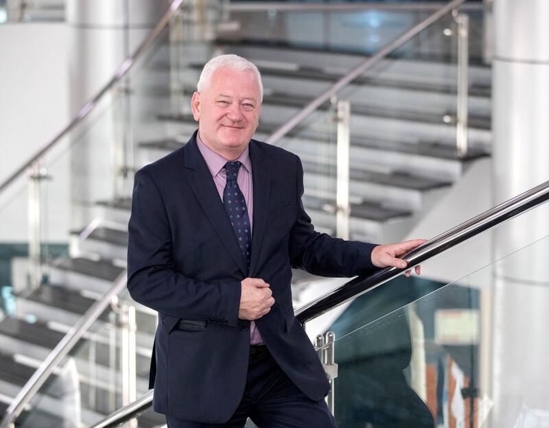 Abu Dhabi, UAE,  April 8, 2018.   Portrait of David Sheehan for a talk he’s giving about Ireland and the UAE,
Victor Besa / The National
NA
Reporter:   John Dennehy