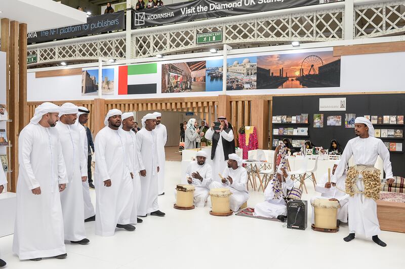 The culture of Sharjah was celebrated in a 'market focus' on the emirate. Photo: London Book Fair