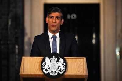 Britain's Prime Minister Rishi Sunak has warned of an increase in extremist and 'hateful' groups. Getty Images
