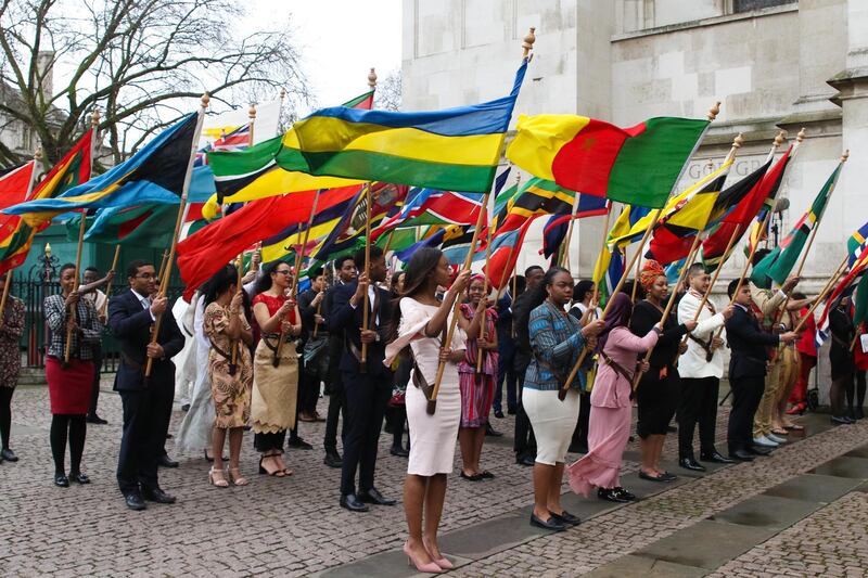 An Observance for Commonwealth Day 2018 was held at Westminster Abbey, London, in the presence of HM The Queen, Their Royal Highnesses The Duke and Duchess of Cambridge, His Royal Highness Prince Henry of Wales, and Ms Meghan Markle, Their Royal Highnesses The Duke of York, The Princess Royal, Princess Alexandra, the Honourable Lady Ogilvy, The Countess of Wessex, and The Duchess of Gloucester.The service was led by The Dean of Westminster The Very Reverend Dr John Hall. The message at todays Service is 'Towards a Common Future'.
