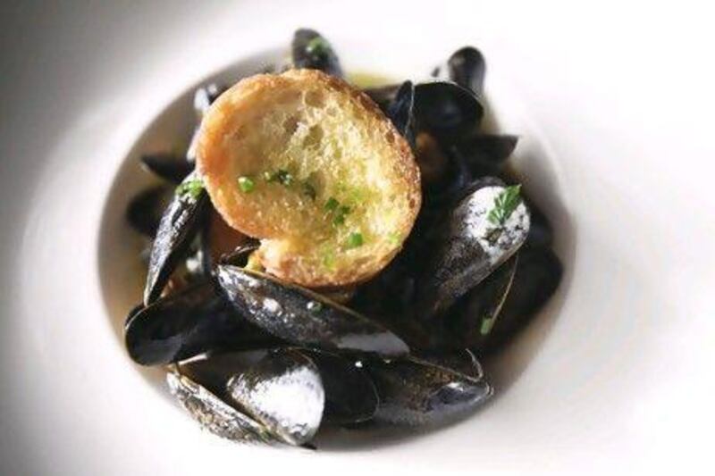 Marco Pierre White's spicy marinated mussels.