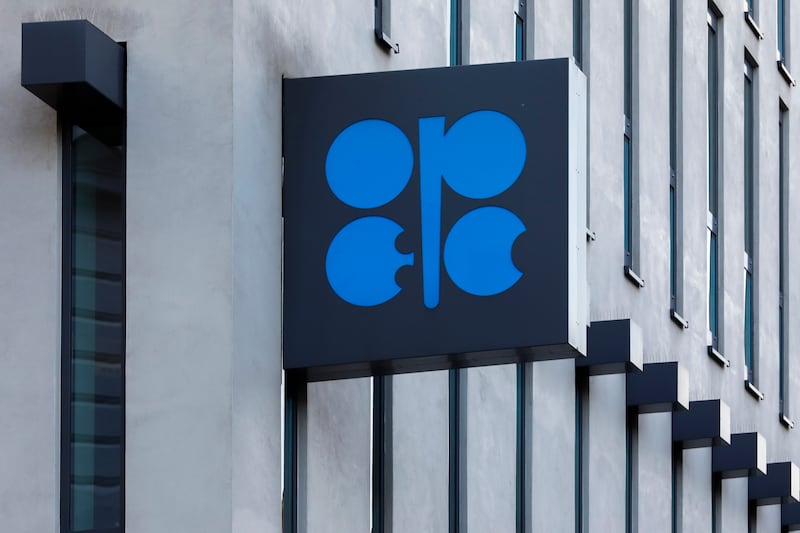 Opec says the Russia-Ukraine conflict has added downside risk to the performance of world economy in 2022. AP