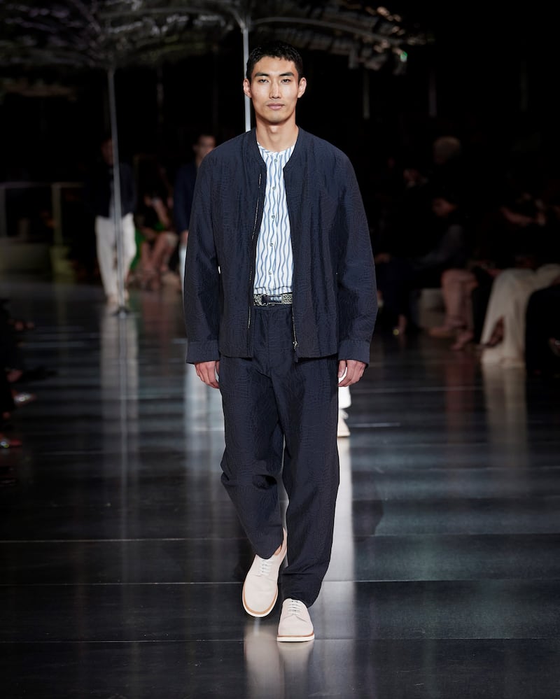 Menswear was louche and laid-back