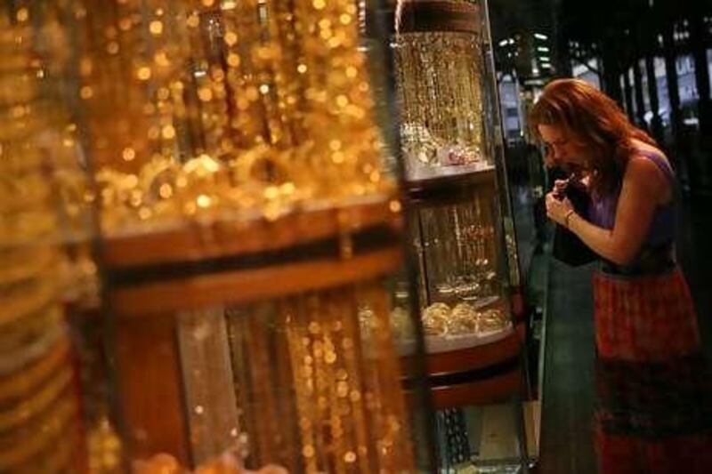 In the first quarter of this year sales of gold jewellery rose 29 per cent to 18.9 tonnes.