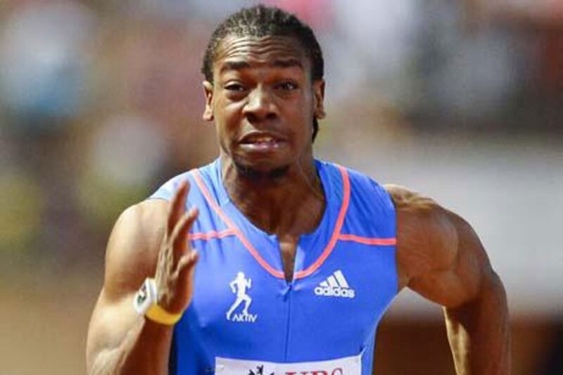 Yohan Blake is one of several to pull out of the World Athletics Championships in Moscow. Fabrice Coffrini / AFP