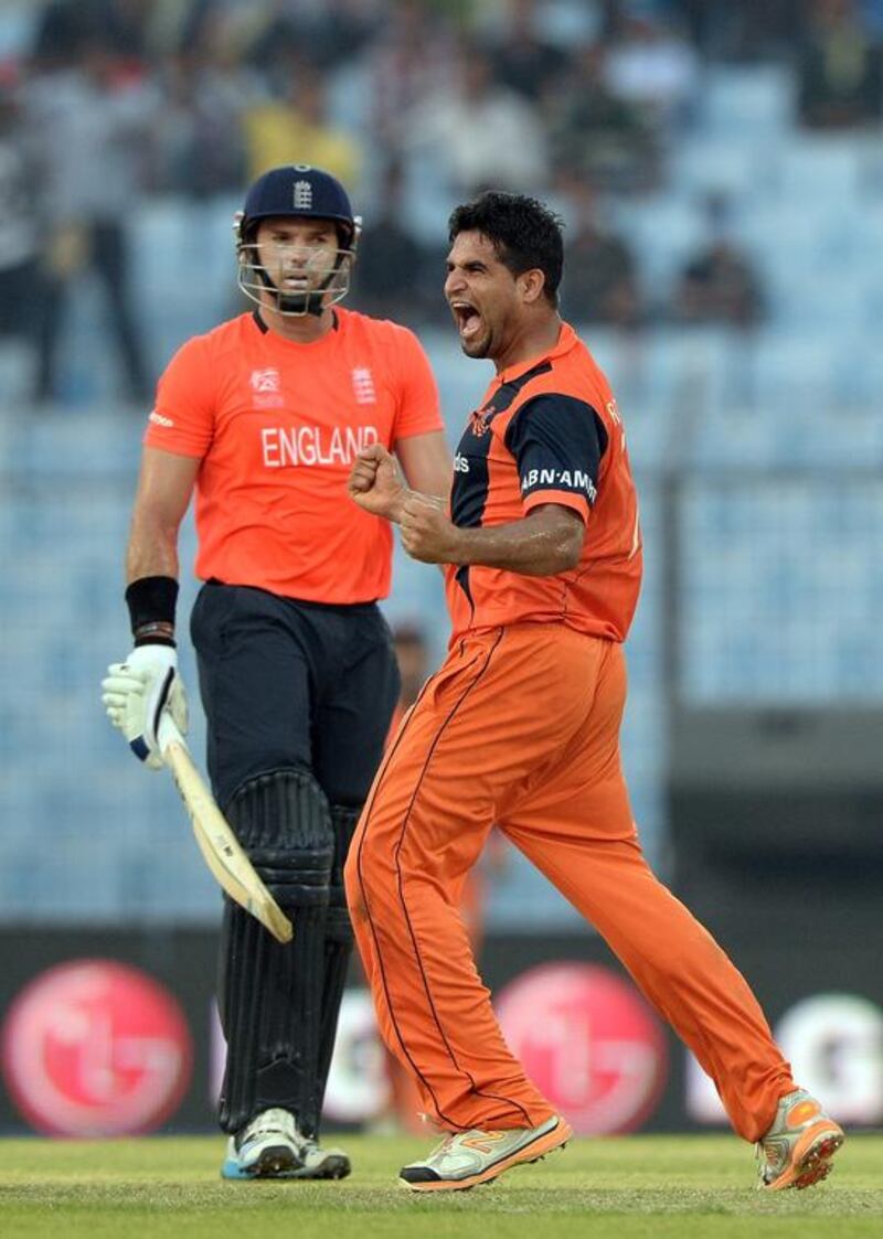 Despite humiliating defeats, such as in the hands of the Netherlands at last year’s World Twenty20, England continue to play in ICC events, while the likes Afghanistan get no such guarantees. Prakash Singh / AFP