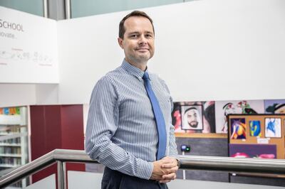 DUBAI, UNITED ARAB EMIRATES. 29 MAY 2018. Brendon Fulton, The Principal of Dubai British School in Emirates Hills. (Photo: Antonie Robertson/The National) Journalist: Anam Rizvi. Section: National.