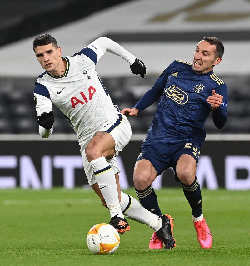 Erik Lamela - 7: Wonderful play in the build up to Spurs’ first goal where he shimmied past several defenders before striking the far post. Did his best to make things happen without much reward. PA