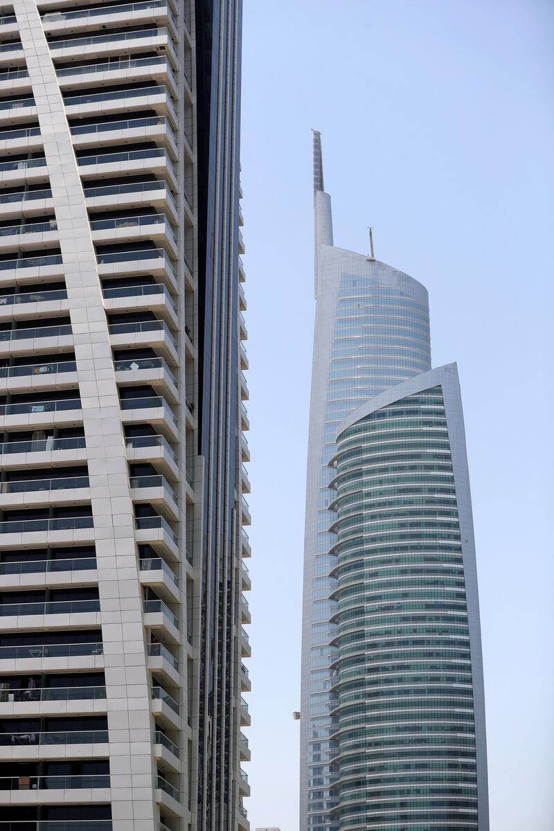 Almas Tower in Jumeirah Lakes Towers, Dubai. Chris Whiteoak / The National