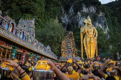 Located in Gombak, Selangor, the Batu Caves are believed to be more than 400 years old. Reuters