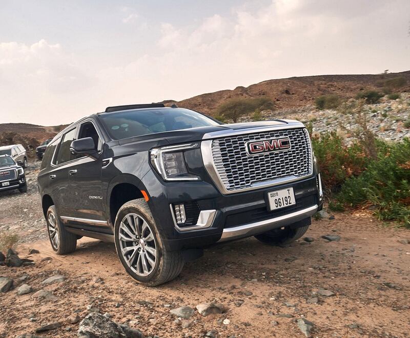 The GMC Yukon Denali makes light work of a hill climb. All photos courtesy GMC