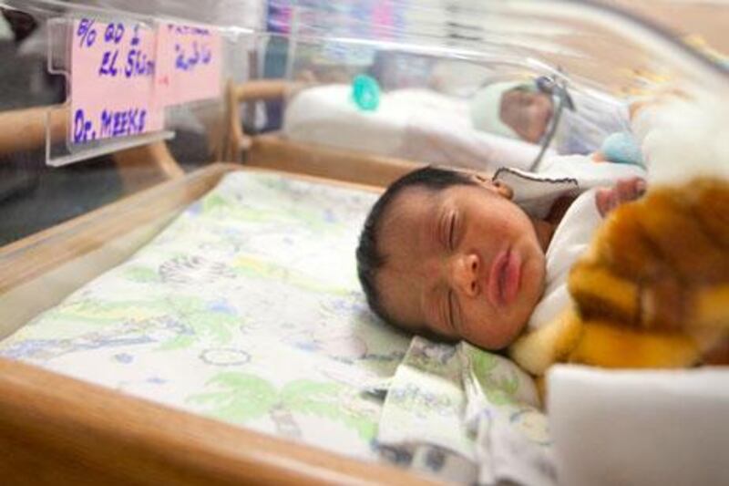 The infant mortality rate in Abu Dhabi has fallen from 8 per 1,000 live births in 2010, to 6.4.