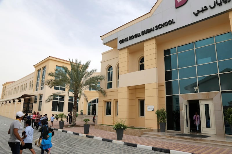 Dubai, United Arab Emirates - May 9, 2016.  The GEMS Royal Dubai School got an outstanding rating from the Knowledge Human Development Authority, as they have improved their educational system to the satisfaction of the KHDA inspectors team.  ( Jeffrey E Biteng / The National )  Editor's Note;  ID 26048 *** Local Caption ***  JB090516-Gems04.jpg