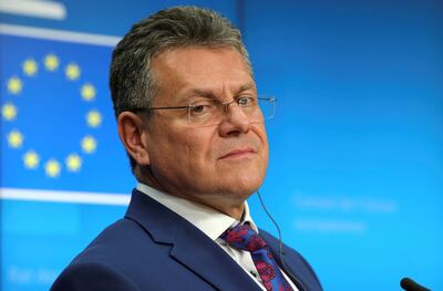European Commission vice-president Maros Sefcovic has shown no signs of budging on the issue of the European Court of Justice. Reuters 