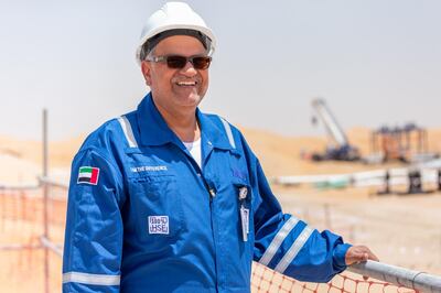 Abdulmunim Saif Al Kindy has spent 46 years in the oil and gas sector and is now Adnoc’s executive director of People, Technology and Corporate Support, as well as  chairman of the Adnoc Drilling Board. Courtesy Adnoc