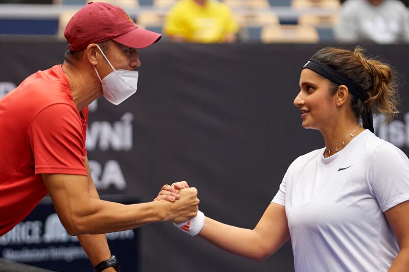 Sania Mirza's last title was the doubles crown at the Ostrava Open in September 2021. Getty