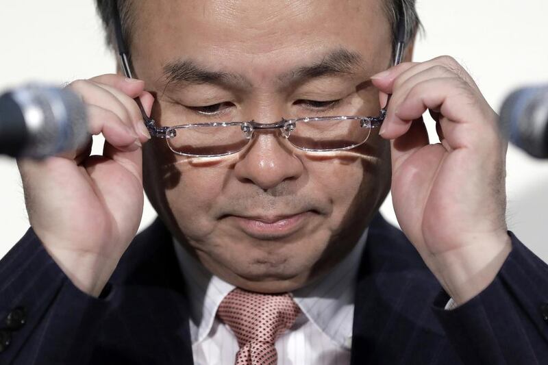 Masayoshi Son, the chairman and chief executive of SoftBank Group, which is reportedly entering the race to develop self-driving cars with a $2.25 billion in General Motors' autonomous vehicle unit Cruise. Bloomberg