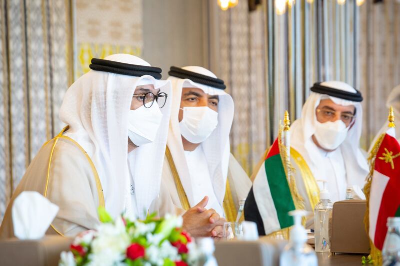 Dr Sultan Al Jaber, Minister of Industry and Advanced Technology, has led an Emirati delegation to Oman.