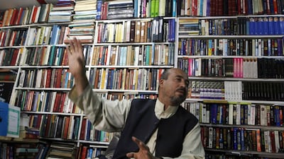 Shah Muhammad Rais, known as the bookseller of Kabul. AP