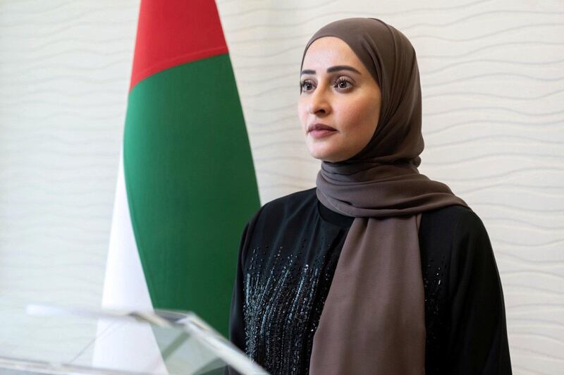 Ohood bint Khalfan Al Roumi, Minister of State for Government Development and The Future. WAM