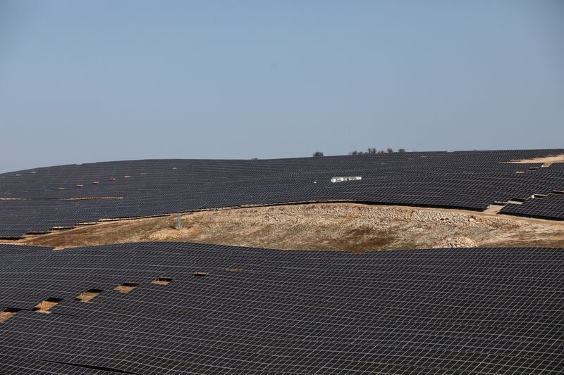 A solar power park in Kozani, Greece. Masdar has been pushing to expand its footprint in Europe. Bloomberg