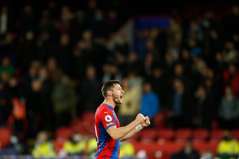 Joel Ward 7 - A clearance at the end of the game looked to salvage Crystal Palace’s lead as Everton pushed desperately for an equaliser. AP