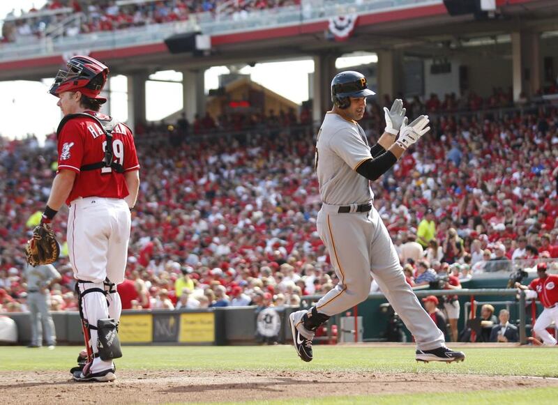 Pittsburgh Pirates’ Andrew Lambo helped secure home-field advantage for his side. John Sommers II / Getty Images