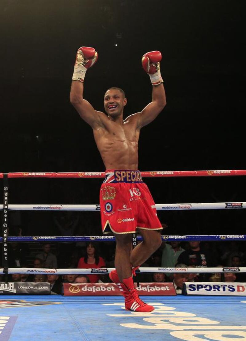 Kell Brook will defend his title against Diego Chaves but has eyes on Amir Khan. Jonathan Brady / PA Wire

