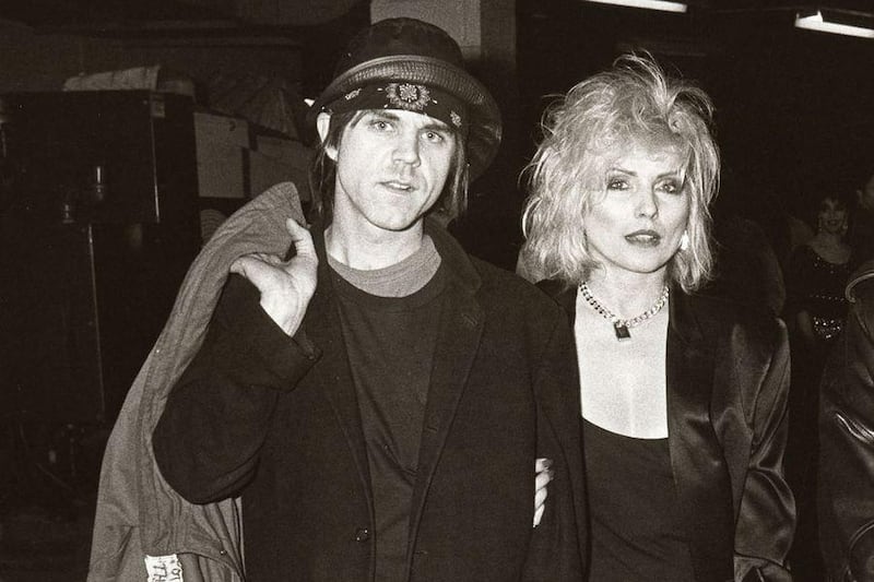 Stephen Sprouse with Blondie frontwoman Debbie Harry. Sprouse died of heart failure in 2004, aged 50.