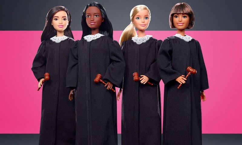Mattel has launched Judge Barbie, in the hopes of inspiring more young girls into legal careers. Courtesy Mattel