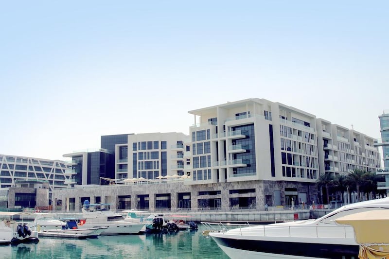 Bloom Residences, a 225-apartment project that is part of Bloom Marina in Abu Dhabi’s Al Bateen area. Courtesy Bloom Properties