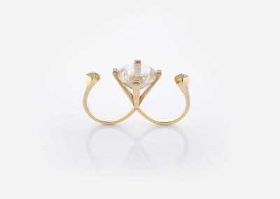 A ring by Lama Hourani. Courtesy Lama Hourani