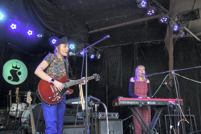 AUSTIN, TX - MARCH 14:  Ider perform at the Secret Sounds 2018 SXSW Party, at The Sidewinder on March 14, 2018 in Austin, Texas.  (Photo by Lorne Thomson/Redferns)