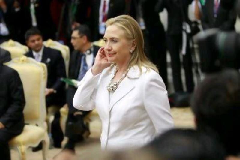 US secretary of state Hillary Clinton has been sent to the Middle East to help cement a deal.
