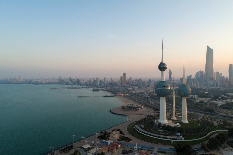 The Kuwait City skyline. Eid Al Adha is expected to start on June 27 for ministry and state agency employees in Kuwait. Reuters
