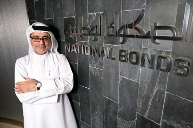 Mohammed Qasim Al Ali, the chief executive of National Bonds, says financial planners in the UAE are limited and offer expensive investment options.  Randi Sokoloff / The National