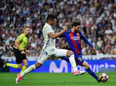 Primera Liga needs 'el clasico' between Barcelona and Real Madrid. Gerard Julien / AFP