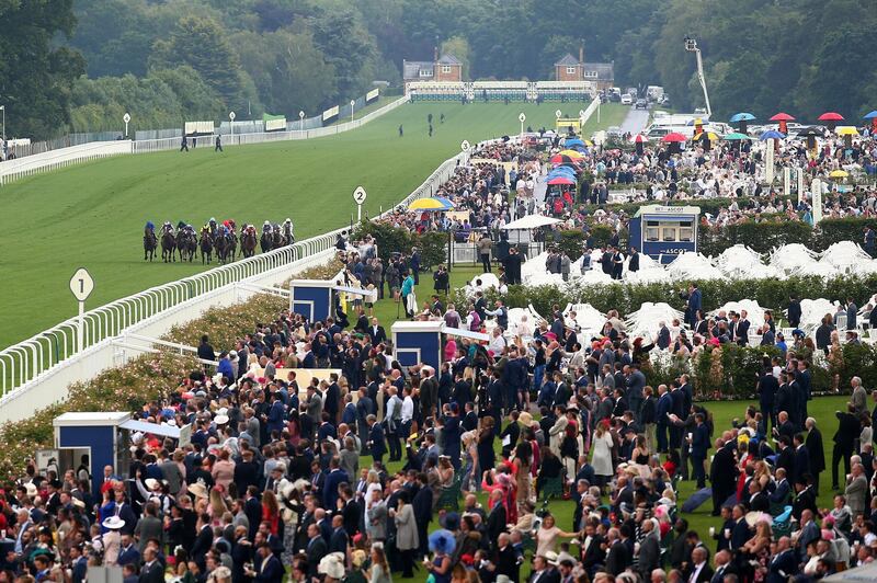 Horses run in The Royal Hunt Cup on Day 2 of Royal Ascot at Ascot Racecourse in Ascot, England. Getty Images