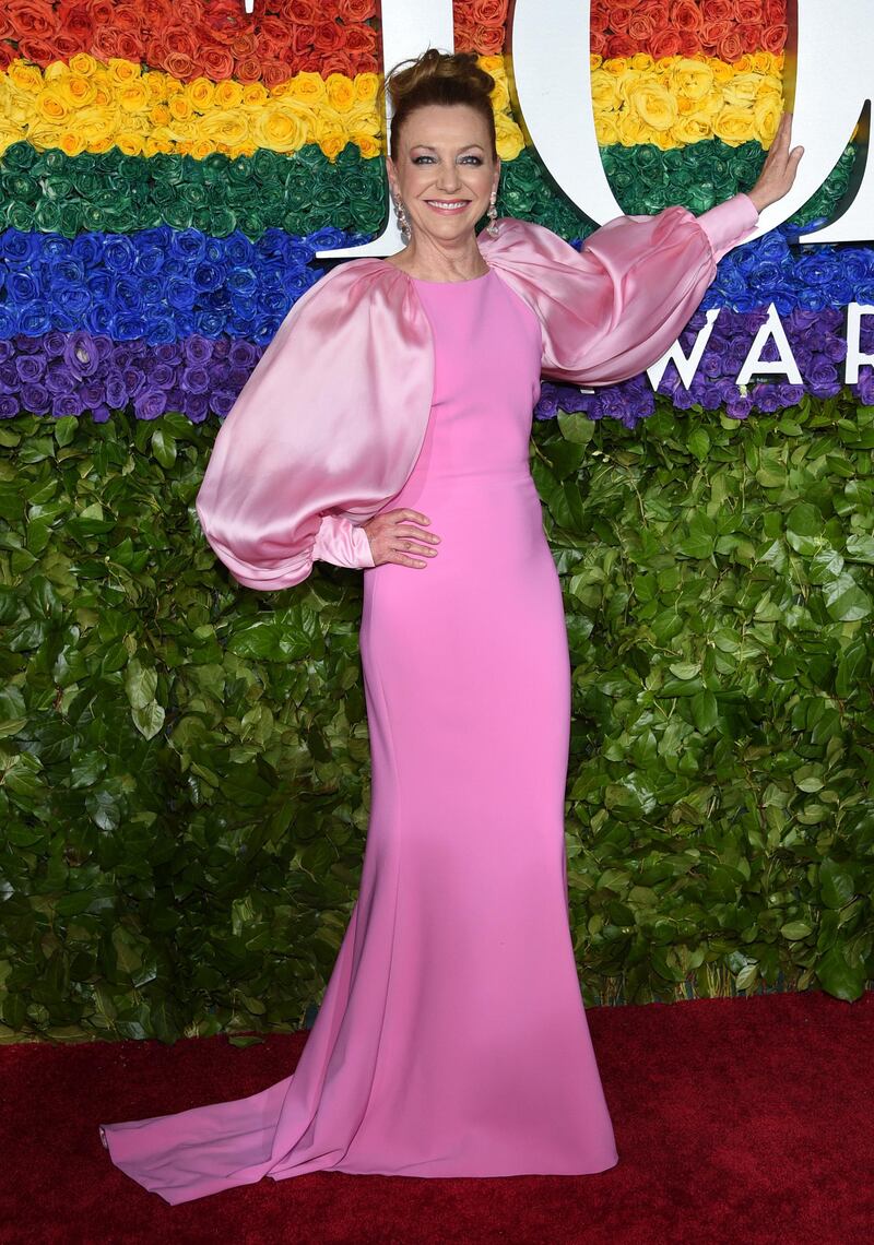 Julie White arrives at the 73rd annual Tony Awards at Radio City Music Hall on June 9, 2019. AP