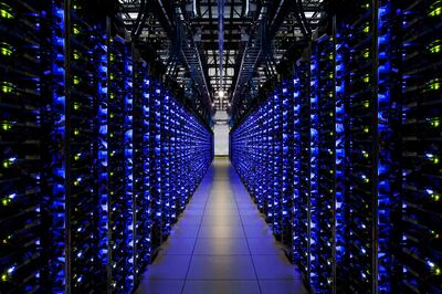Servers at a Google Cloud region. Photo: Google Cloud