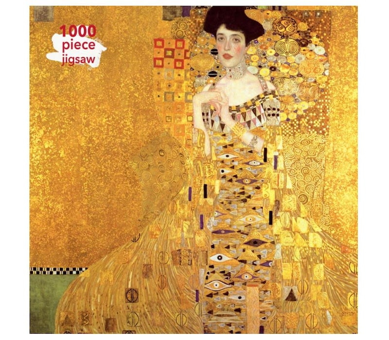 Gustav Klimt's portrait of Adele Bloch Bauer I puzzle for adults, 1,000 pieces, Dh72.12, from www.amazon.ae