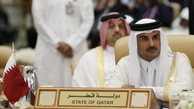 In casting Qatar as a victim, Sheikh Tamim, increasingly isolated in the world, conveniently sidesteps the question of causality. Faisal Al Nasser / Reuters