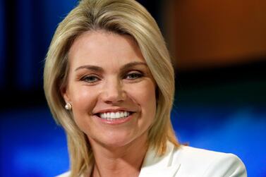 Ms Nauert withdrew her name from contention on Saturday. AP