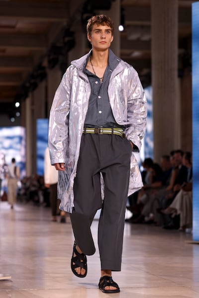 A masterclass in effortless dressing, the new collection from Hermes for spring/summer 2025.  AP