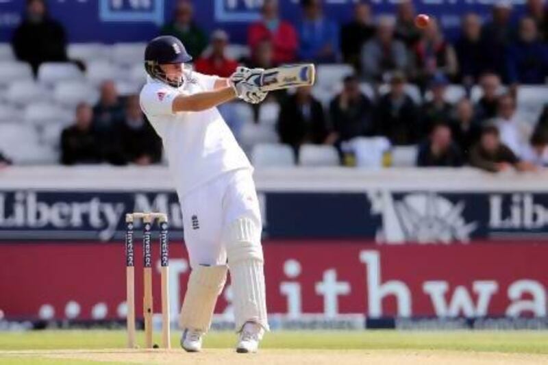 Joe Root struck 104 for England on the second day of the second Test against New Zealand.